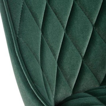 Фото2.Кресло Halmar K-450 VELVET Темно-зеленый